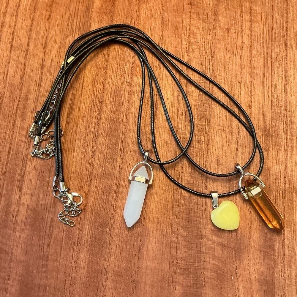 Beautiful lot of 3 Necklaces, 22”